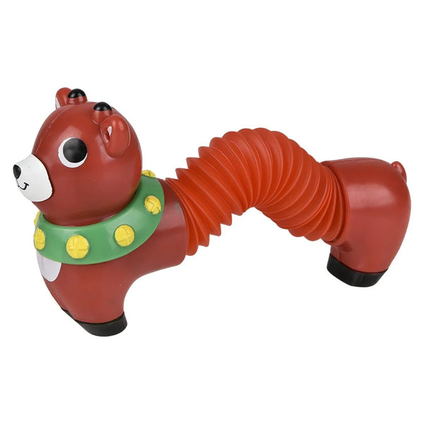 Reindeer Fidget Pop Tube Kids Toy In Bulk - Assorted