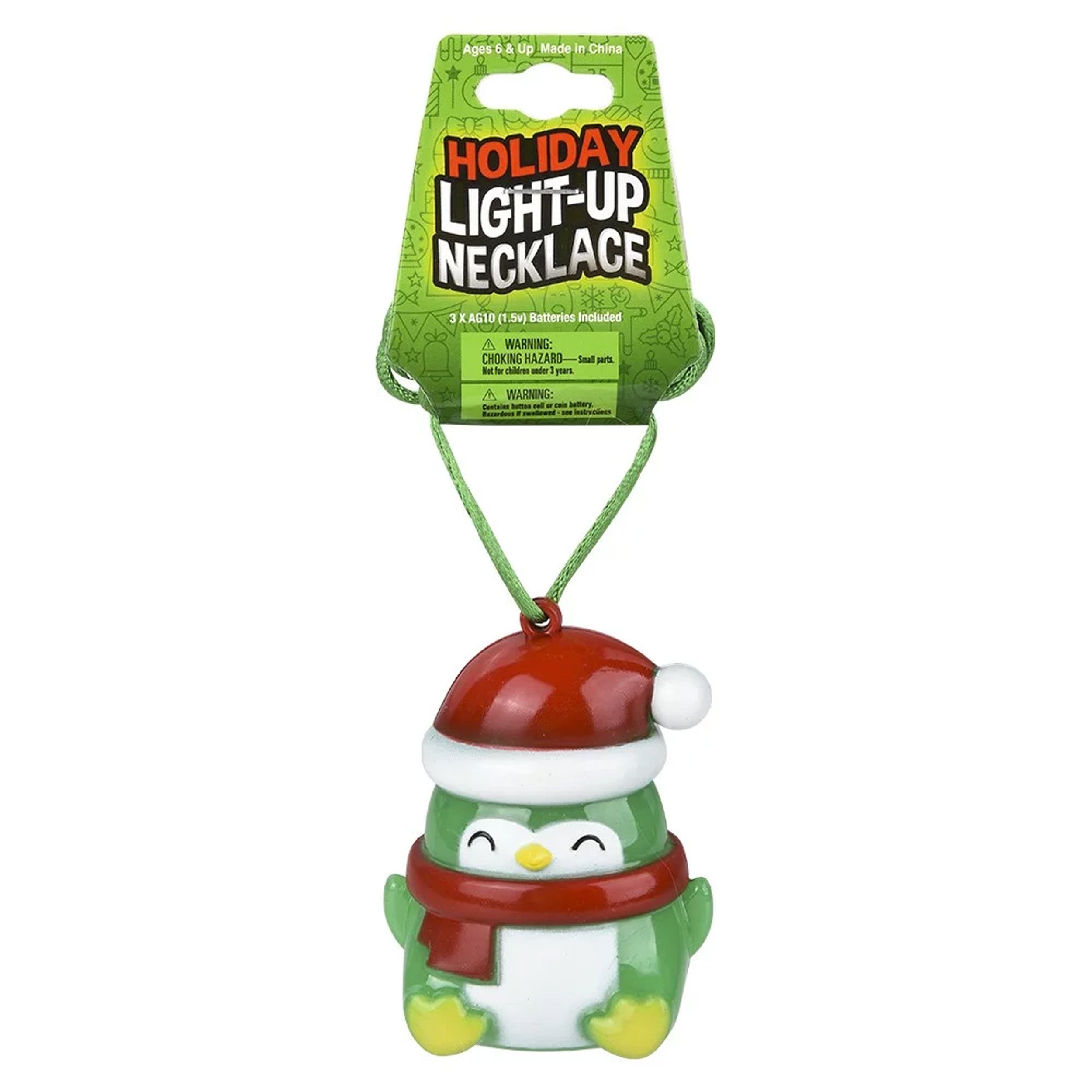 Light-Up Penguin Necklace For Kids In Bulk