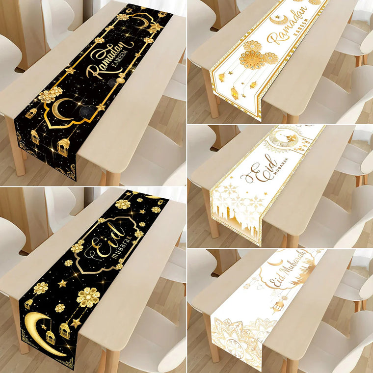 EID Mubarak Table Runner - Ramadan Decoration